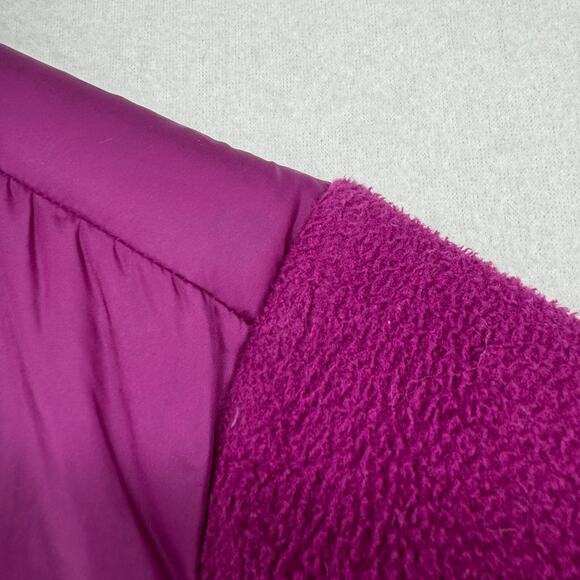 THE NORTH FACE Jacket Womens S 550 Goose Down Denali Fleece Full Zip Winter Pink - Picture 7 of 15
